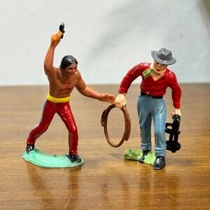 Marx Warriors of The World Jim Ralston Cowboy Cowpoke and Indian Native American